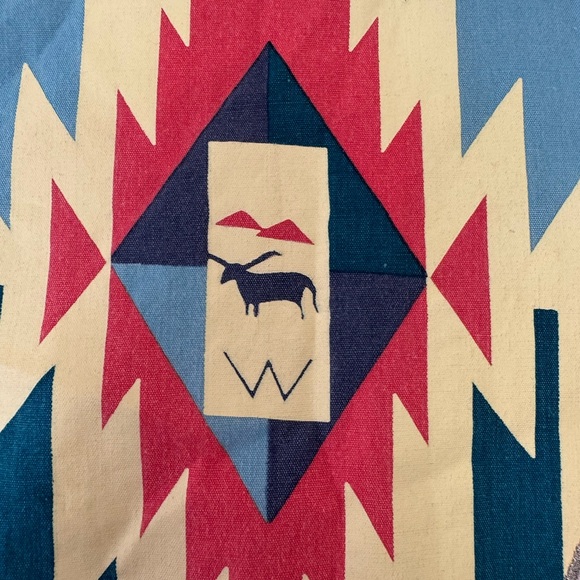 Rare Vintage Wranglers Women’s Southwest Aztec Shirt Pink Bull Design Size Med - Picture 11 of 13